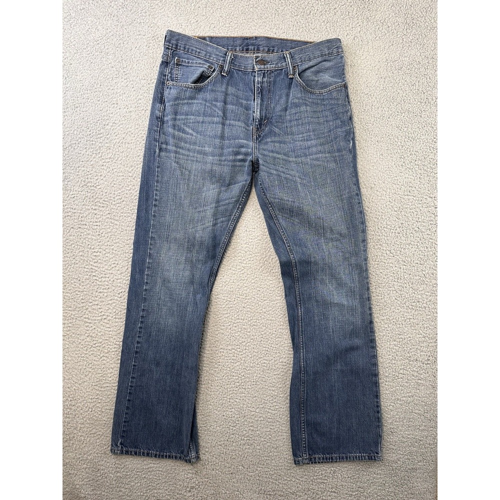 Levis 527 Jeans Mens 36x34 (32) Blue Medium Wash Bootcut